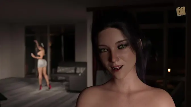 Petite brunette CeCe Route teases with big natural tits