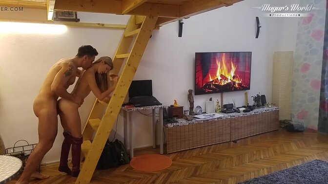 Petite Gina gets fucked hard at home in behind the scenes action