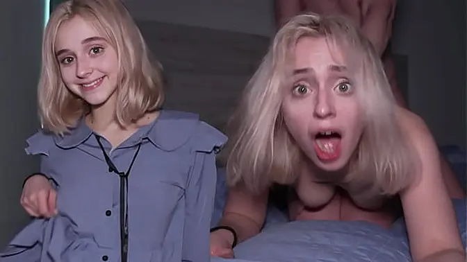 Petite submissive girl moans during horny hard and fast fucking