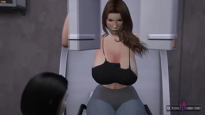 Petite trainer gets her ass fucked by fit girl