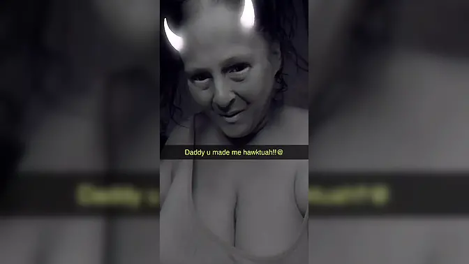 Pinky Queen gives dirty daddy a forbidden BJ in tight thong