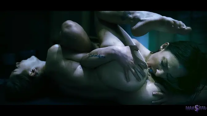 Possessed lesbian trio shares cock and cums hard