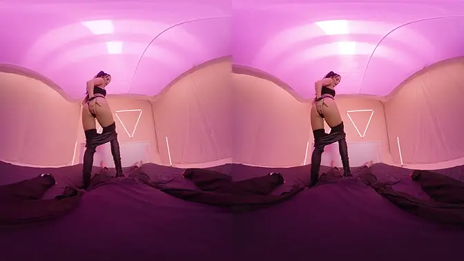 POV Cyberpunk Babes Uses You as a Dildo - Virtual Real Porn