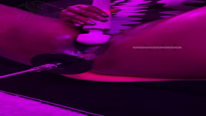 POV fuck with a creamy sex machine