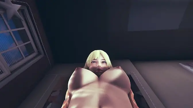 POV Lesbian Brunette Licking Brunette Pussy To Night At Bed Room