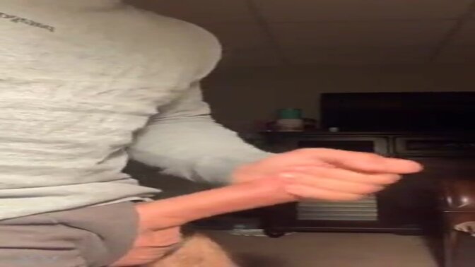 POV masturbation leads to a messy load