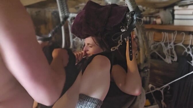 Pretty milf takes a huge cock in an intense anal pounding session while