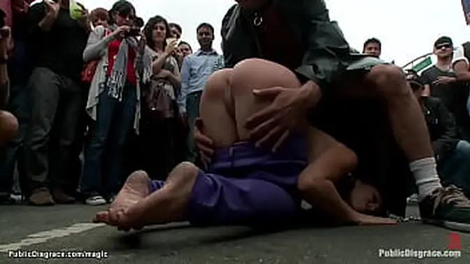 Princess Donna Dolore punishes and publically humiliates Audrey Rose