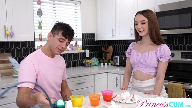 Princesscum's Steamy Easter BJ & Cowgirl Ride