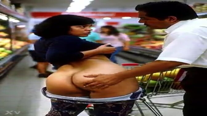 Public GF gets nailed in the supermarket