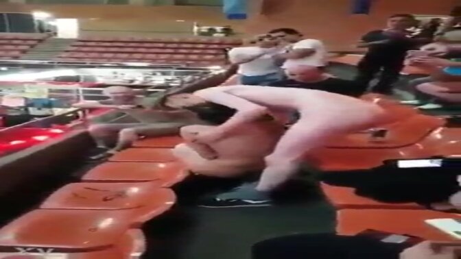 Public park GF gets wild on webcam