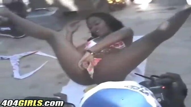 Public strip tease with live crew Luke