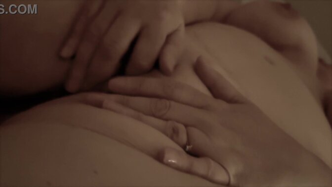 Real amateur milf enjoys powerful orgasm while masturbating