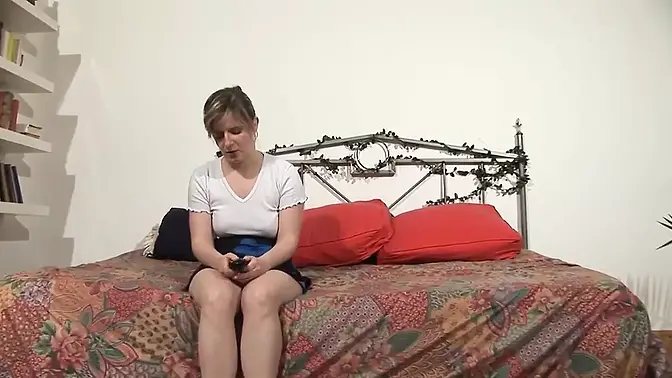 Real German milf licks and sucks big cock