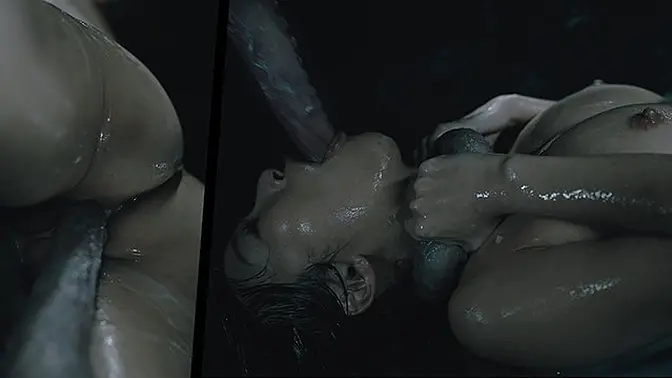 Real Life Anime Girl gets Caged by Hentai Monster at Haunted House - Emiri Hardcore Japanese Porn