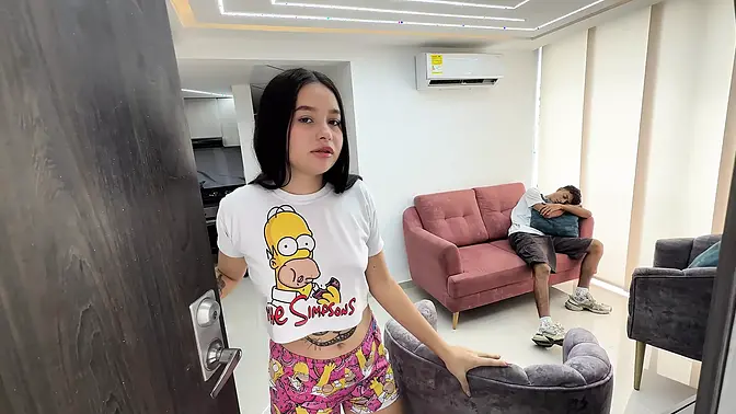 Real mom gets fucked by plumber, then cums in his mouth