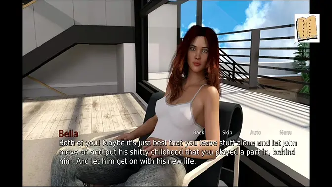 Red-Headed Teen's Steamy Desire in 3D Visual Novel