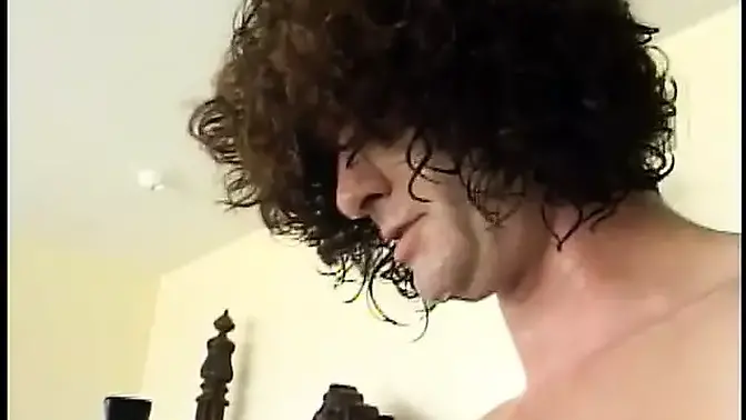 Redhead and brunette share one lucky stud