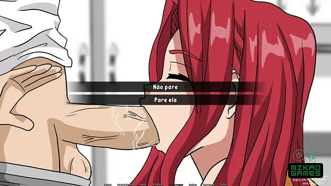 Redhead housewife gives raise-worthy blowjob