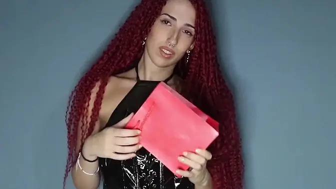 Redhead Lilith in sexy latex shop - ASMR audio roleplay