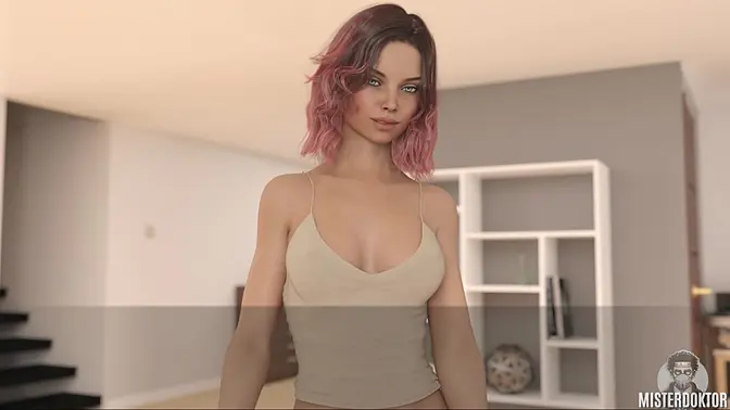 Redhead MILF teases and rides cock in sexy lingerie