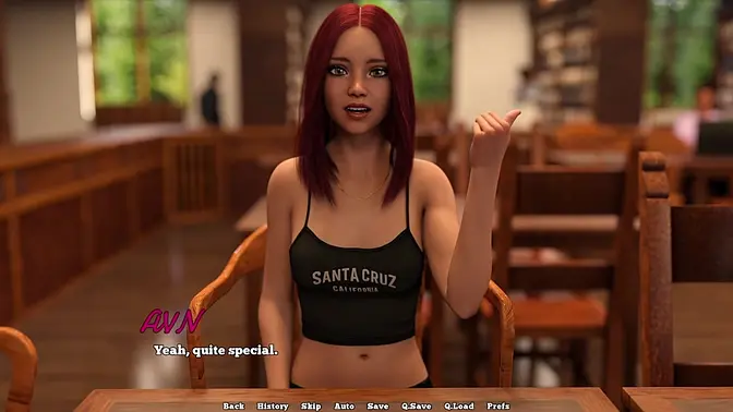 Redheaded babe wants to taste me in the girls' restroom