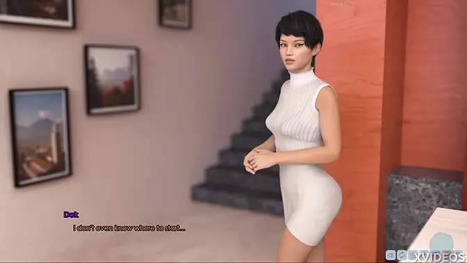 Redheaded MILF with big tits and green eyes