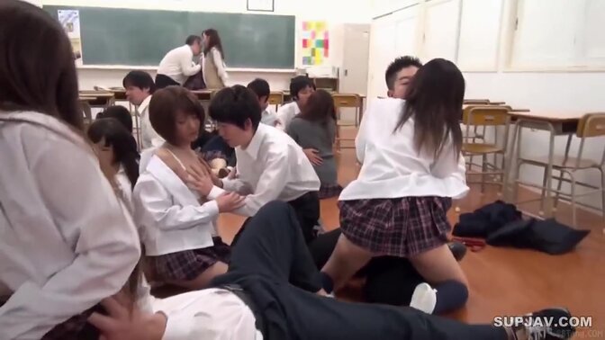 [Reducing Mosaic] T28-351 Schoolgirl Group Orgy Part 2