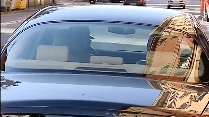 Retro fashionista shows off big boobs while getting fucked