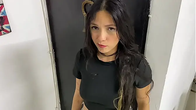 Revengeful Latina milf takes big cock deepthroat and rides