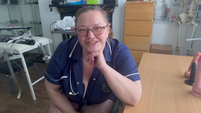 ROLEPLAY: Dominant mature BBW humiliates submissive man in roleplay scene