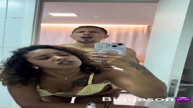 Rough sex in the bathroom