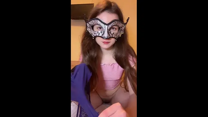 Russian girl with dirty panties and cum-stained pussy