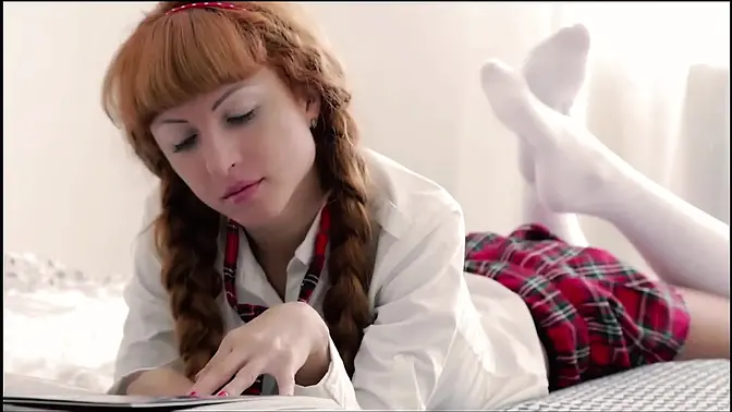 Russian red head teen fucked hard at 18