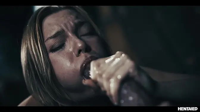 Russian Schoolgirl Gets Monster Cock