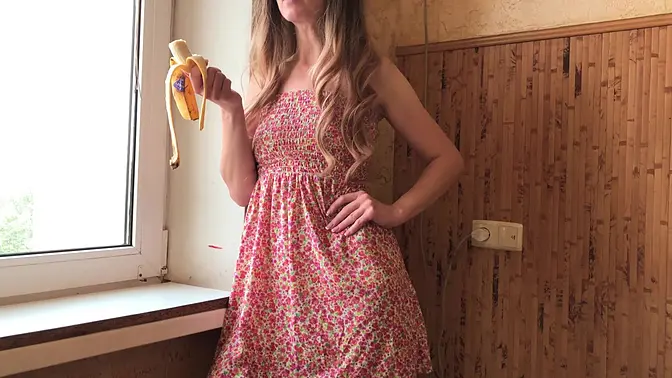 Russian step sis gets her virgin pussy filled with cum in her wet panties