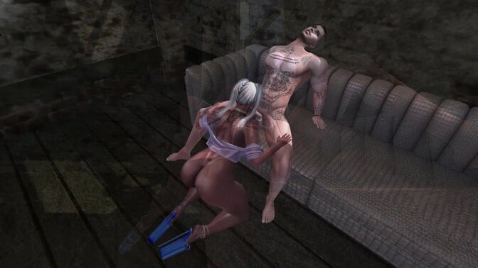 Second Life Whore gets creampied in O Corno de Janeiro