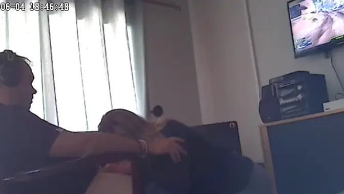 Secret affair uncovered: BF fucks stepmom on hidden cam