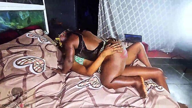 Seducing my big booty Midget step sister by showing her Lesbian Porn on Xvideos!!