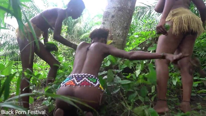 Seductive black women showcase their perfect tits and curvy bodies in the