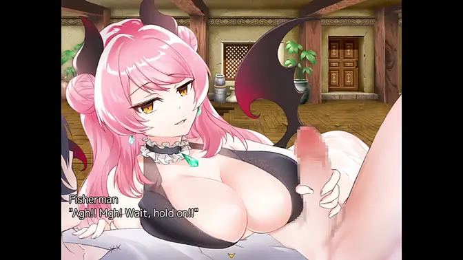 Seductive succubus Melnea fucks priest until he cums and gets creampied