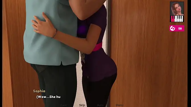 Sexy Amy wanks herself in a 3D anime session