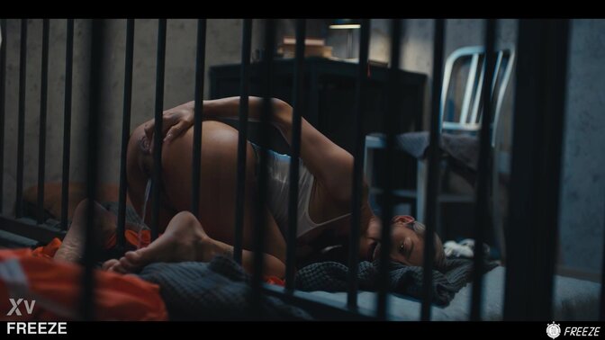 Sexy and squirting Varonica Leal gets prison fucked hard and enjoys an