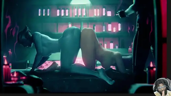 Sexy animated Ellie gets fucked by Juno's dildo