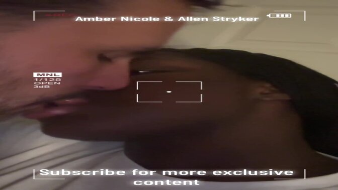 Sexy black model seduces white guy, sucking white dick and riding face with female orgasm