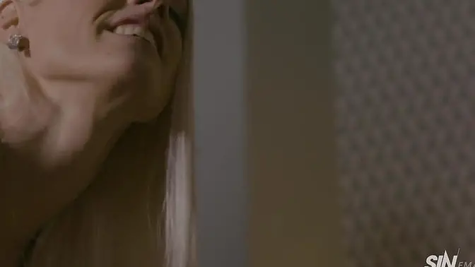 Sexy blonde MILF takes BBC in her ass