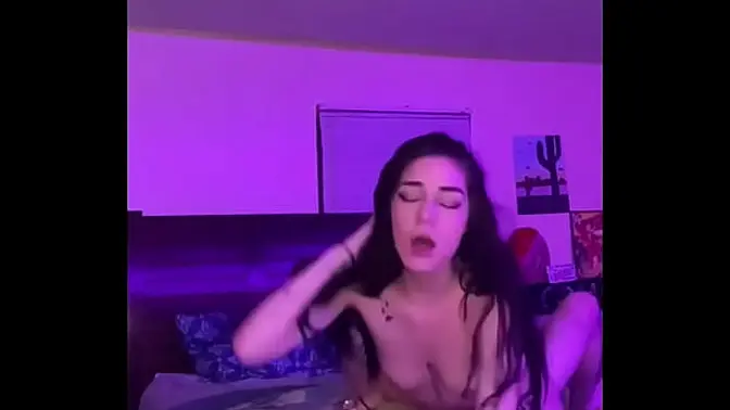 Sexy Colombian model rides and sucks cock