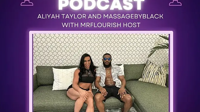 Sexy cougar milf Aliyah Taylor chats and gets interviewed