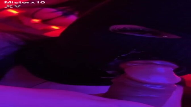 Sexy girl loves my big dick with nylon and brown eyes