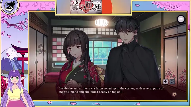 Sexy Japanese Vtuber's big boobs and hot gaming session